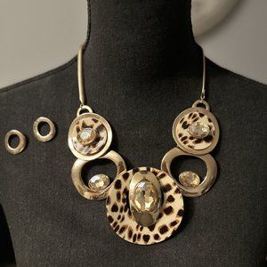 Animal Print Necklace Set